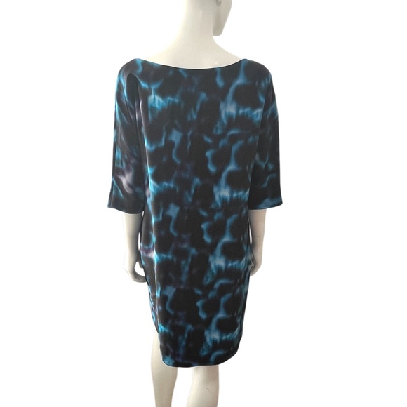 Erdem Abstract Print Silk Shift Dress - Picture 2 of 11